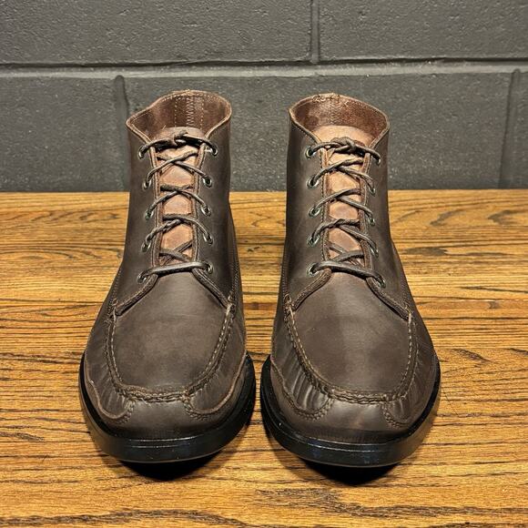 Vintage Dexter Brown Leather Chukka Ankle Boots Men’s 11 Made In USA - Picture 3 of 8